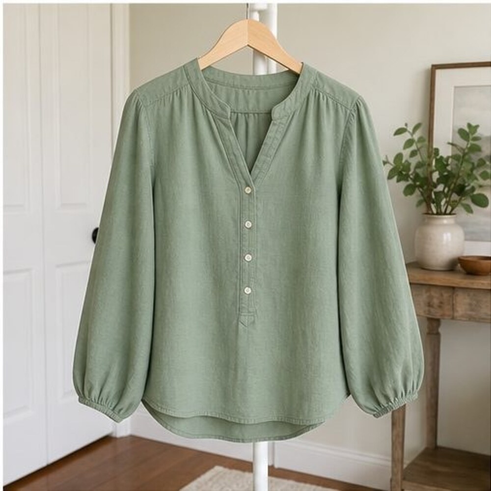 Sage Tunic Blouse